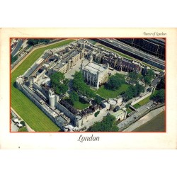 CPM Londres Tower of London vue aérienne Tour de Londres Angleterre