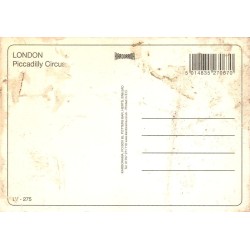 Londres Piccadilly Circus Bus Rouges Carte Postale CPM