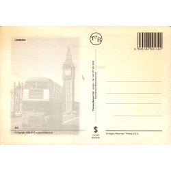 Londres Piccadilly Circus de Nuit Carte Postale CPM