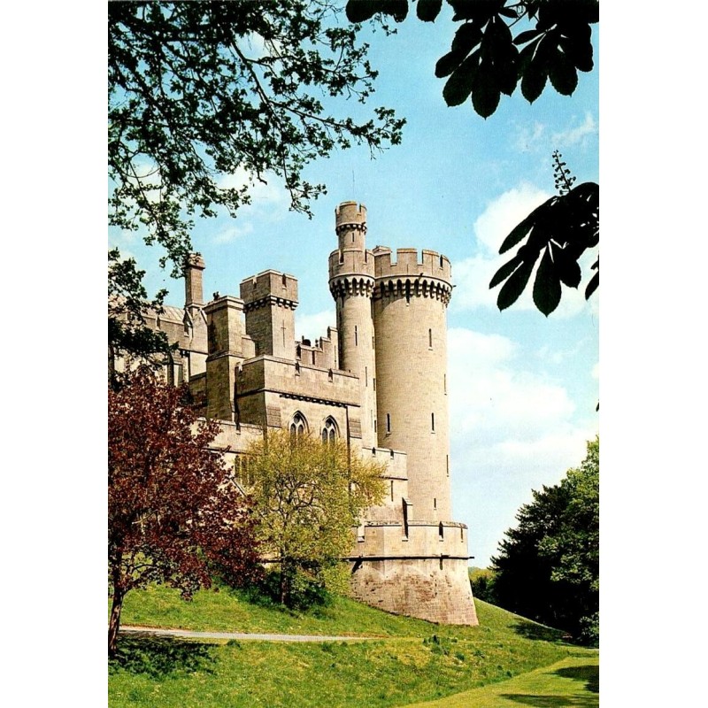 CPSM Arundel Castle South West Tower château historique du Sussex Angleterre