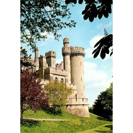 CPSM Arundel Castle South West Tower château historique du Sussex Angleterre