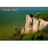 CPM Beachy Head falaises de craie et phare rouge et blanc dans l’East Sussex en Angleterre