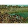 CPSM Saint-Hélier Havre-des-Pas piscine plage et baigneurs Jersey en 1968