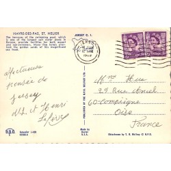CPSM Saint-Hélier Havre-des-Pas plage Jersey 1968