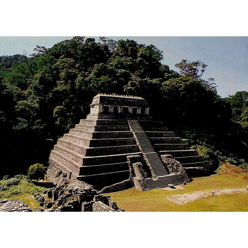 CPM Palenque Temple des Inscriptions pyramide maya dans le Chiapas au Mexique