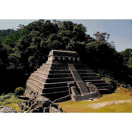 CPM Palenque Temple des Inscriptions pyramide maya dans le Chiapas au Mexique