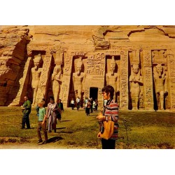 CPM Abou Simbel Petit Temple Néfertari Hathor Ramsès II Égypte