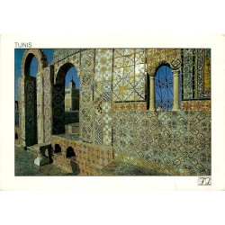 Tunis terrasse du Palais d’Orient décorée de faïences traditionnelles carte postale CPM
