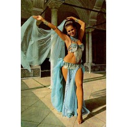 Tunisie danseuse Ahlem costume oriental Éditions Tanit carte postale moderne CPM