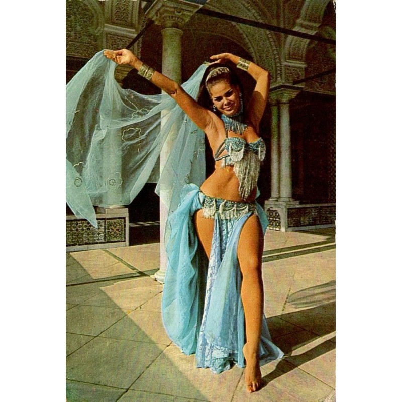 Tunisie danseuse Ahlem costume oriental Éditions Tanit carte postale moderne CPM