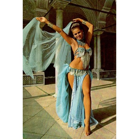 Tunisie danseuse Ahlem costume oriental Éditions Tanit carte postale moderne CPM