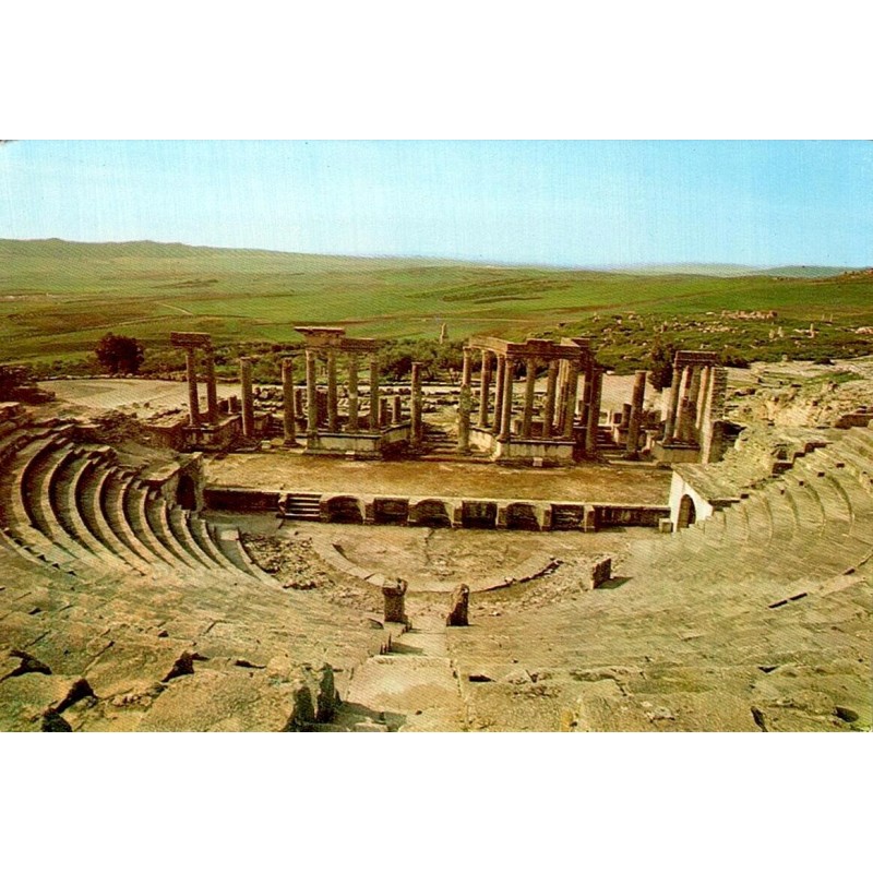 CPM Dougga théâtre romain et vestiges du site archéologique de Thugga en Tunisie