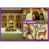 CPM Le Bardo avec cour du palais, gardes traditionnels et mosaïque antique du musée tunisien