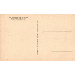 Carte postale ancienne Château de Montal – Sommet de l’escalier CPA