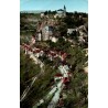 Carte postale ancienne du village de Rocamadour dans le Lot, vue générale historique