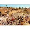 CPM Guellala à Djerba avec jarres, amphores et poteries traditionnelles tunisiennes
