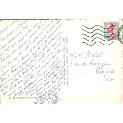 Carte postale ancienne Villeneuve-sur-Lot – Vue historique CPA