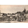 CPA Baccarat rue des Ponts en ruines avec soldats et église de Deneuvre pendant la guerre de 1914