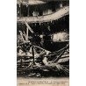 CPA Mézières intérieur du théâtre détruit après le départ des Allemands en novembre 1918