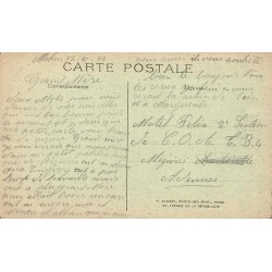 CPA Mézières théâtre détruit novembre 1918