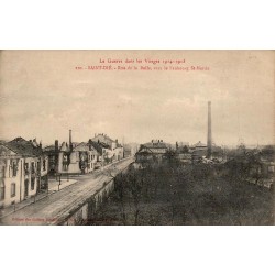 CPA Saint-Dié rue de la Bolle vers le faubourg Saint-Martin pendant la guerre 1914-1915