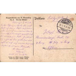 CPA Allemagne B. Wennerberg Avant le départ 1916