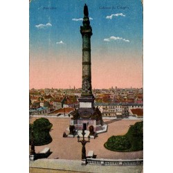 CPA Bruxelles Colonne du Congrès et panorama de la capitale belge