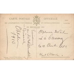 CPA Bruxelles 1910 Jardins Français Exposition