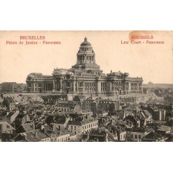 CPA Bruxelles panorama du Palais de Justice dominant les quartiers anciens