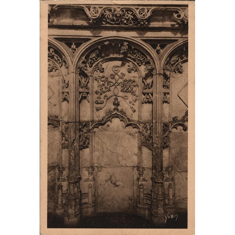 Carte postale ancienne de l’oratoire de Marguerite d’Autriche – Église de Brou, Bourg-en-Bresse