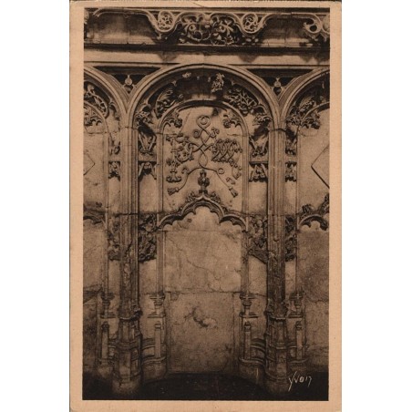 Carte postale ancienne de l’oratoire de Marguerite d’Autriche – Église de Brou, Bourg-en-Bresse