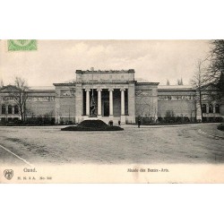 CPA Gand Musée des Beaux-Arts, façade néoclassique au parc de la Citadelle