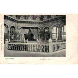 CPA Ostende salle des Jeux de l’ancien Kursaal et décor intérieur de style oriental