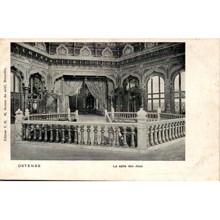 CPA Ostende salle des Jeux de l’ancien Kursaal et décor intérieur de style oriental