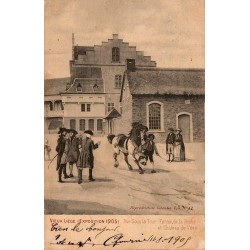 CPA Liège Exposition 1905 Vieux-Liège, Ferme de la Roche et scène costumée