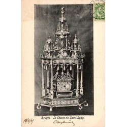 CPA Bruges montrant la châsse du Saint-Sang conservée dans la basilique du Saint-Sang