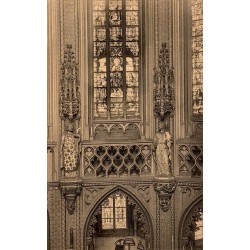 CPSM de Liège montrant un détail du chœur de l’église Saint-Jacques