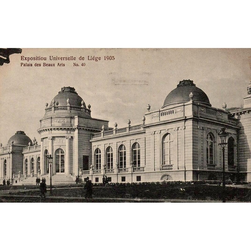 CPA Liège montrant le Palais des Beaux-Arts de l’Exposition universelle de 1905