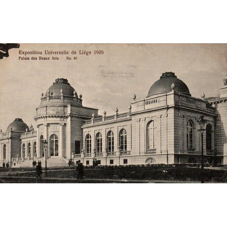 CPA Liège montrant le Palais des Beaux-Arts de l’Exposition universelle de 1905