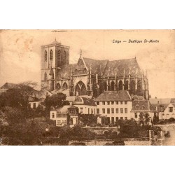 CPA Liège vue extérieure de la basilique Saint-Martin