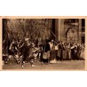 CPA Nancy montrant La Passion et la scène théâtrale de la Trahison de Judas vers 1905