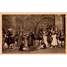 CPA Nancy montrant le Reniement de Saint-Pierre dans le spectacle de la Passion vers 1905