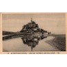 Carte postale ancienne du Mont-Saint-Michel côté sud vue prise à l’est de la digue