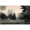 CPA Nancy parc Sainte-Marie vue paysagère avec timbre Semeuse et correspondance