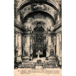 CPA Nancy intérieur église de Bonsecours tombeaux de Stanislas et Catherine Opalinska