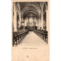 CPA Flavigny-sur-Moselle intérieur ancien de l’église en Meurthe-et-Moselle
