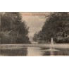 CPA Lunéville Les Bosquets et jet d’eau avec message manuscrit daté de 1917