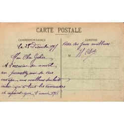 CPA Lunéville Les Bosquets jet d’eau 1917