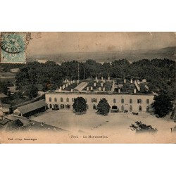 CPA Toul La Manutention militaire, bâtiment et cour de service en Meurthe-et-Moselle