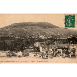 CPA Toul panorama du Mont Saint-Michel en Meurthe-et-Moselle avec timbre Semeuse vert